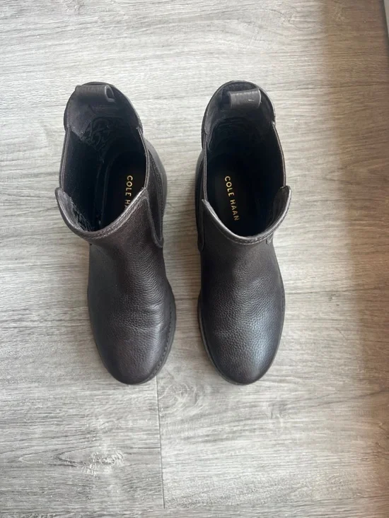 Cole Haan Lyndon Waterproof Chelsea Booties in Dark Chocolate Women’s Size 7 - Picture 4 of 8